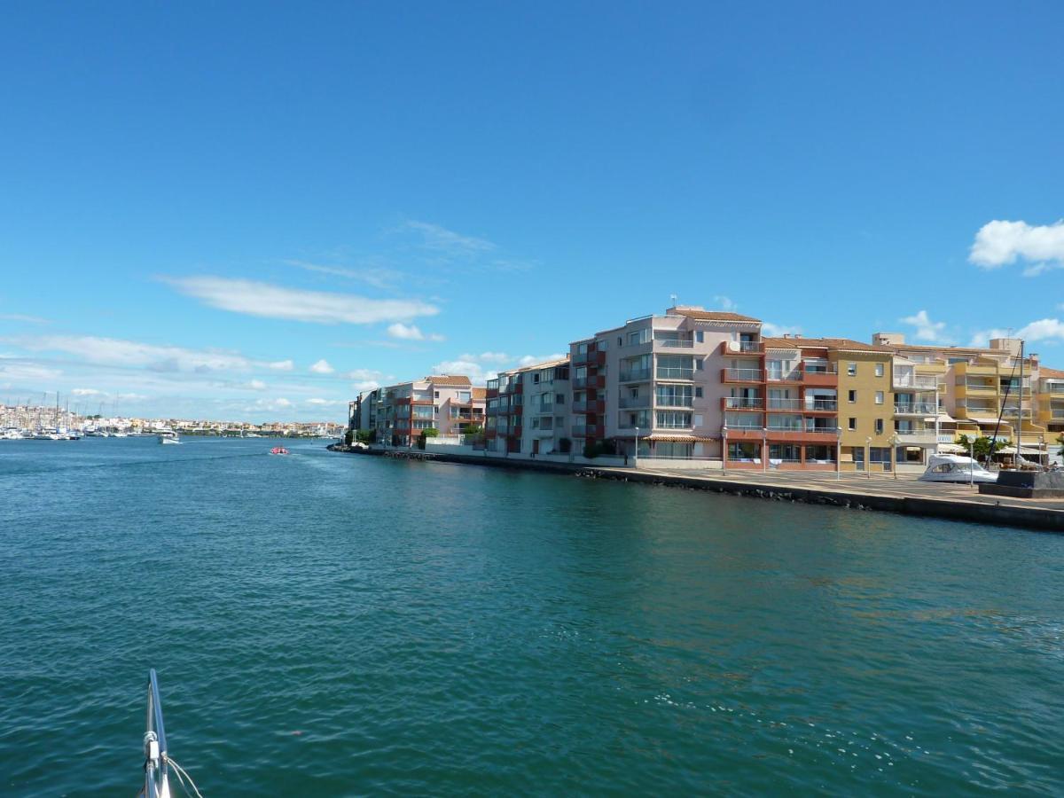 Studio Face A La Mer 4 Couchages - Gratuits Piscine Tennis Et Un Parking Prive Rare Et Tres Utile - Vue Magnifique Sur La Mer - Agreable En Toutes Saisons Ile Des Pecheurs - La Brigantine - Emplacement Et Vue Rares Au Cap D'Agde Exterior foto